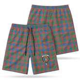 MacIntyre Ancient Tartan Crest Men's Beach Shorts