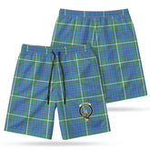 MacIntyre Hunting Ancient Tartan Crest Men's Beach Shorts
