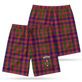 MacIntyre Modern Tartan Crest Men's Beach Shorts
