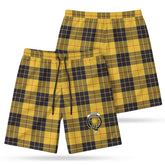 MacLeod of Lewis Ancient Tartan Crest Men's Beach Shorts