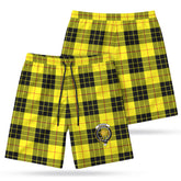 MacLeod of Lewis Modern Tartan Crest Men's Beach Shorts