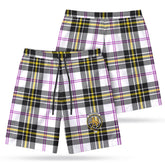 MacPherson Dress Modern Tartan Crest Men's Beach Shorts