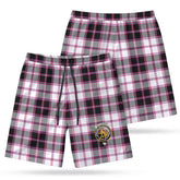 MacPherson Hunting Modern Tartan Crest Men's Beach Shorts