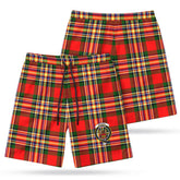 Makgill Tartan Crest Men's Beach Shorts