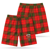 Maxtone Tartan Crest Men's Beach Shorts