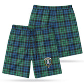 McCallum Ancient Tartan Crest Men's Beach Shorts