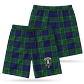 McCallum Modern Tartan Crest Men's Beach Shorts