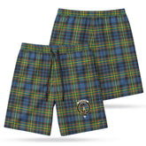 McClellan Ancient Tartan Crest Men's Beach Shorts