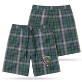 McDowall Tartan Crest Men's Beach Shorts