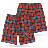McDuff Modern Tartan Crest Men's Beach Shorts
