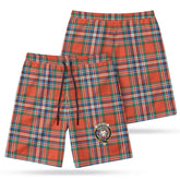 McFarlane Ancient Tartan Crest Men's Beach Shorts