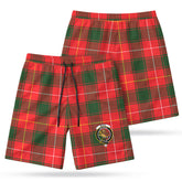McFie Tartan Crest Men's Beach Shorts