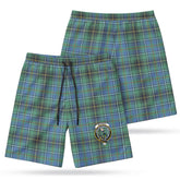 McInnes Ancient Tartan Crest Men's Beach Shorts