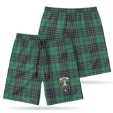 McLean Hunting Ancient Tartan Crest Men's Beach Shorts