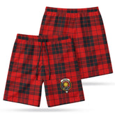 McLeod of Raasay Tartan Crest Men's Beach Shorts