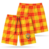 McMillan Clan Tartan Crest Men's Beach Shorts