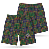 McMillan Hunting Modern Tartan Crest Men's Beach Shorts