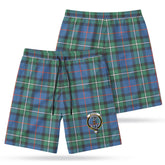 McPhail Hunting Ancient Tartan Crest Men's Beach Shorts