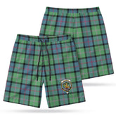 McThomas Ancient Tartan Crest Men's Beach Shorts