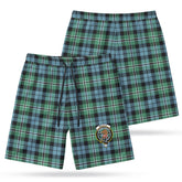 Melville Tartan Crest Men's Beach Shorts