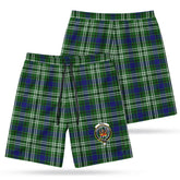Mow Tartan Crest Men's Beach Shorts