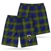 Muir Tartan Crest Men's Beach Shorts