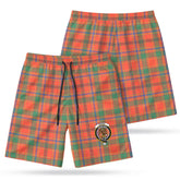 Munro Ancient Tartan Crest Men's Beach Shorts