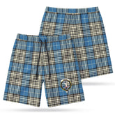 Napier Ancient Tartan Crest Men's Beach Shorts