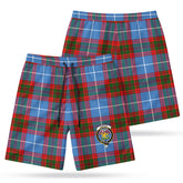 Newton Tartan Crest Men's Beach Shorts