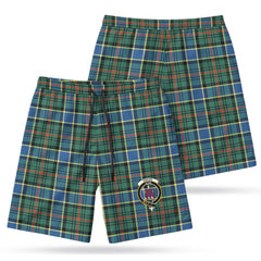 Ogilvie Hunting Ancient Tartan Crest Men's Beach Shorts