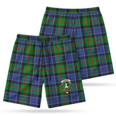 Paterson Tartan Crest Men's Beach Shorts