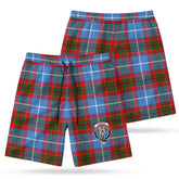 Preston Tartan Crest Men's Beach Shorts