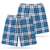Roberton Tartan Crest Men's Beach Shorts