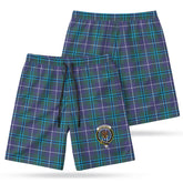 Sandilands Tartan Crest Men's Beach Shorts