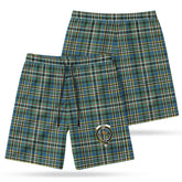 Scott Green Ancient Tartan Crest Men's Beach Shorts