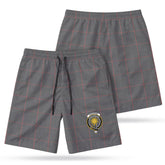 Shepherd Tartan Crest Men's Beach Shorts