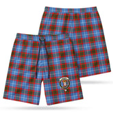 Skirving Tartan Crest Men's Beach Shorts