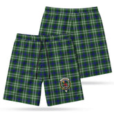 Spottiswood Tartan Crest Men's Beach Shorts