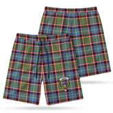 Stirling (of Cadder-Present Chief) Tartan Crest Men's Beach Shorts