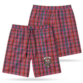 Straiton Tartan Crest Men's Beach Shorts