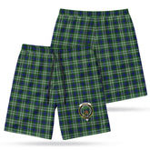 Swinton Tartan Crest Men's Beach Shorts