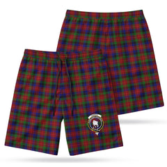 Tennant Tartan Crest Men's Beach Shorts