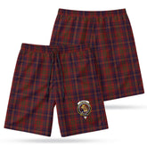 Walker Tartan Crest Men's Beach Shorts
