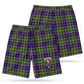 Whitefoord Tartan Crest Men's Beach Shorts
