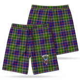 Whitelaw Tartan Crest Men's Beach Shorts