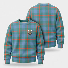 Agnew Ancient Tartan Crest Sweater