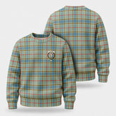 Balfour Blue Tartan Crest Sweater