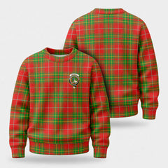 Burnett Ancient Tartan Crest Sweater