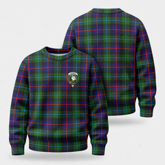 Campbell of Cawdor Modern Tartan Crest Sweater