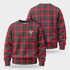 Carrick District Tartan Crest Sweater